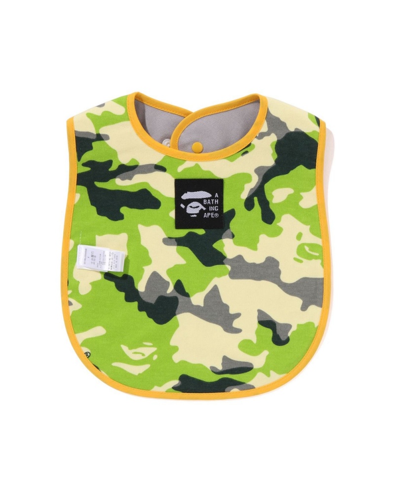 Hauts Bape Baby Woodland Milo Fishing Vest Print Reversible Bib Beige Enfant | CSL-11427335